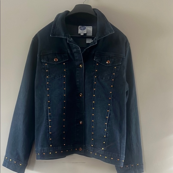 Studded Denim Jacket - Picture 1 of 6